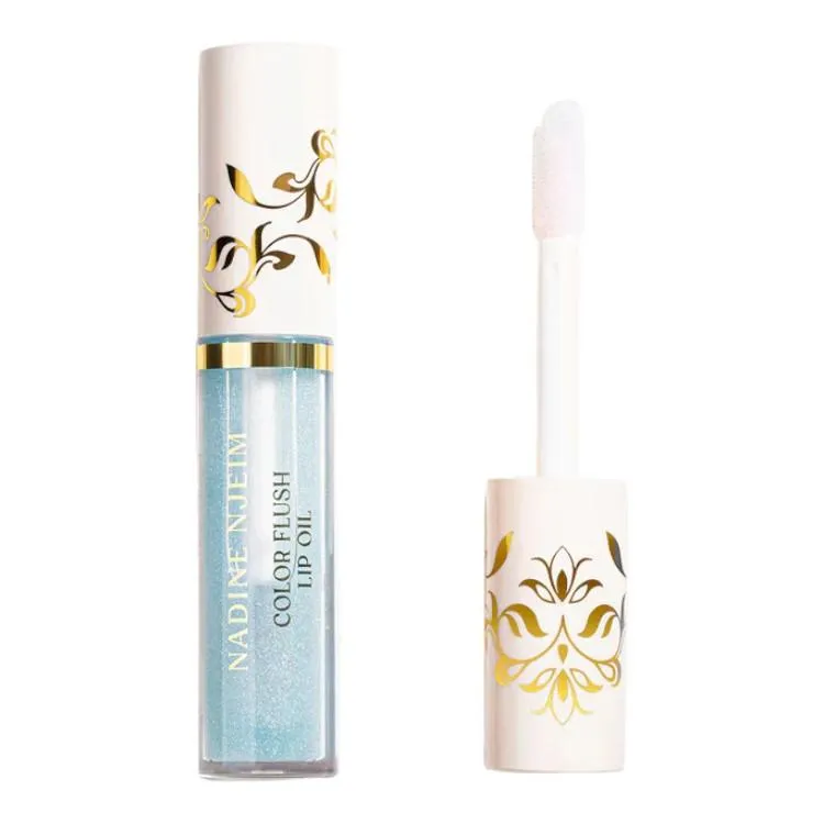 Nadine Njeim Color Flush Lip Oil - 701. CELESTIAL BLUE