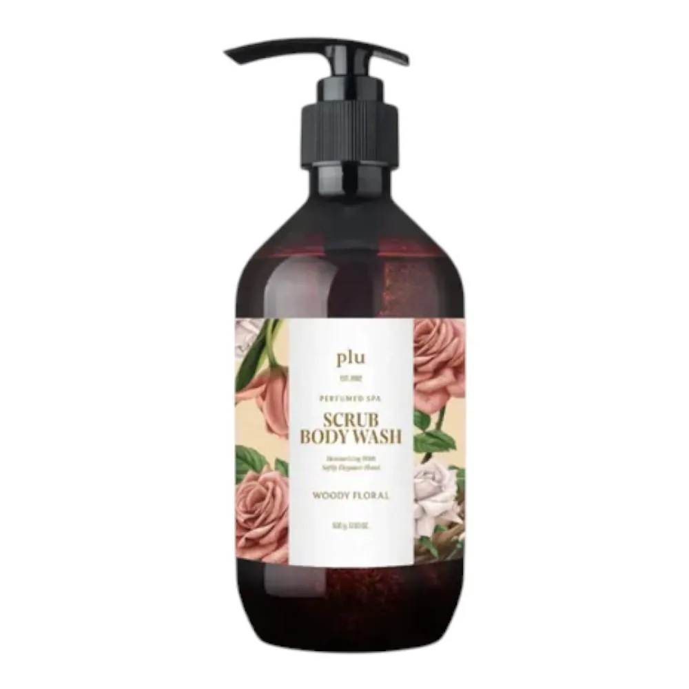 Plu Perfumed Spa Scrub Body Wash Woody Floral - 500g