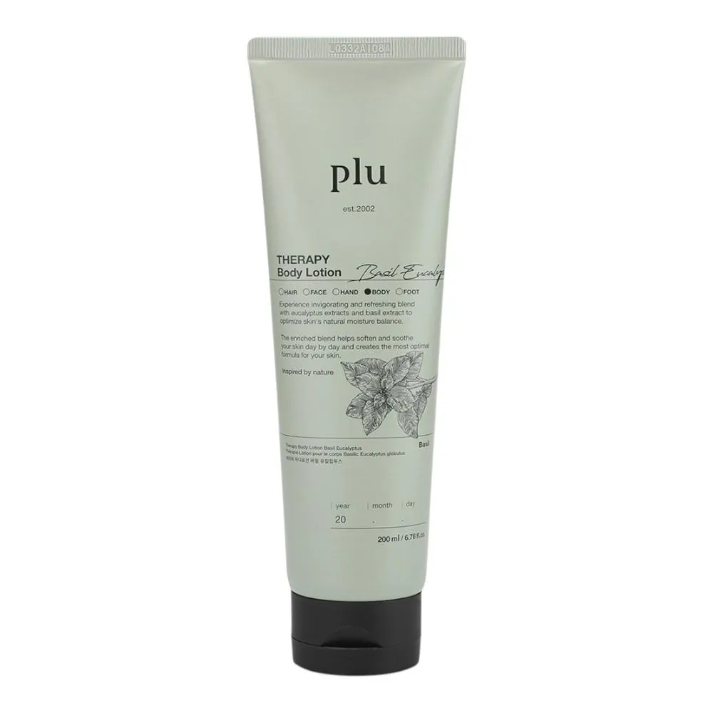 Plu Therapy Body Lotion Basil Eucalyptus - 200ml