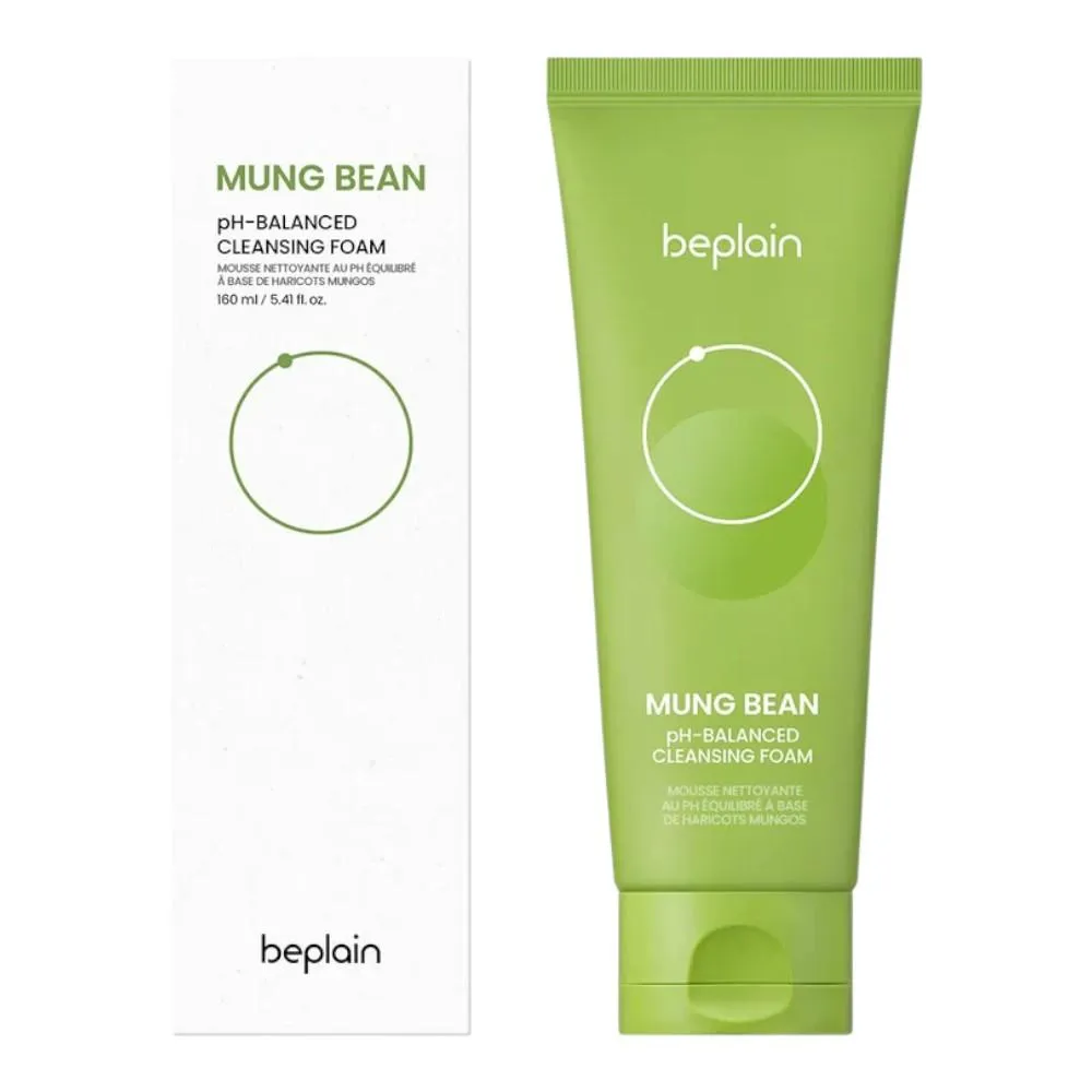 BEPLAIN Mung Bean pH-Balanced Cleansing Foam - 160ml